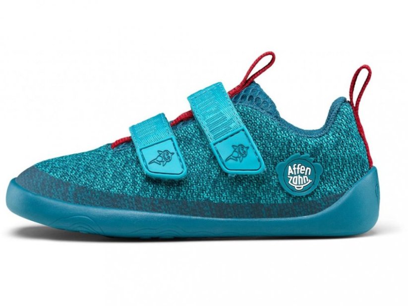 Affenzahn Sneaker Knit Happy Shark blue