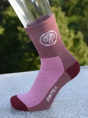 ponožky SURTEX AEROBIC - 70% MERINOVÉ VLNY - růžové