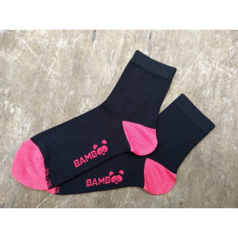 Trepon - HUGO ponožky z bambusové viskózy - černé