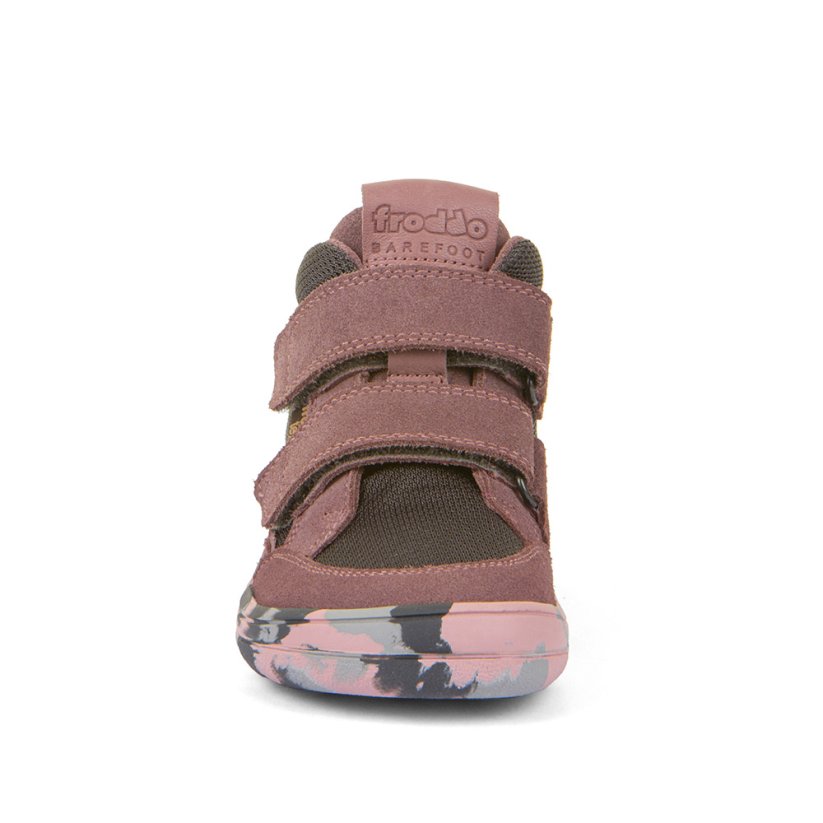 Froddo barefoot kotníkové G3110262-4 grey/pink s membránou