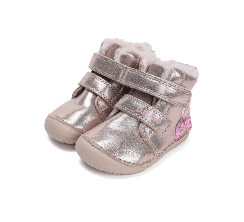 D.D. STEP barefoot zimní W070-52624A cream