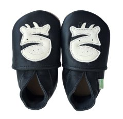 Hopi Hop Barefoot capáčky Zebra černo-bílá