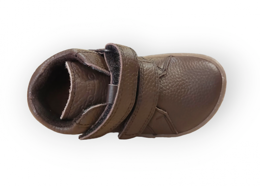 Barefoot Barefoot year-round boots Froddo 2 Velcro - cognac