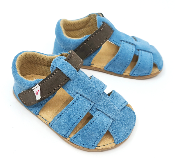 sandals Ef barefoot Blue Size EUR: EU 27 :: Barefootkids