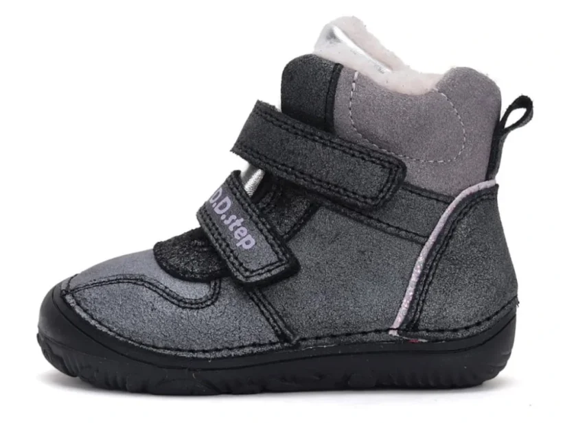 D.D. STEP barefoot zimní W073-42814D black violet
