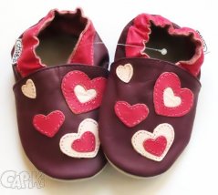 Capiki leather slippers - HEART
