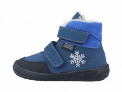 Jonap Jerry winter mf blue snowflake SLIM - wool