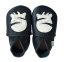Hopi Hop Barefoot slippers Zebra black-white