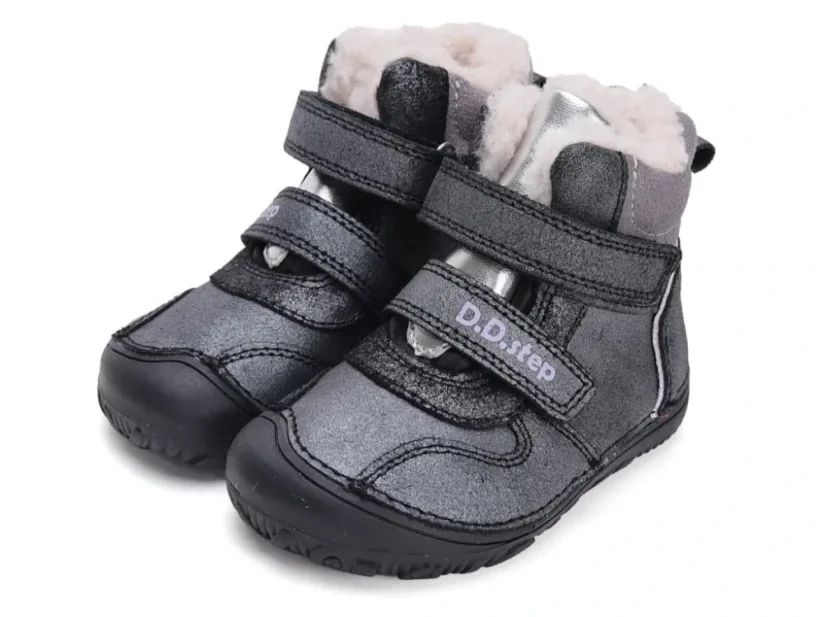 D.D. STEP barefoot zimní W073-42814D black violet