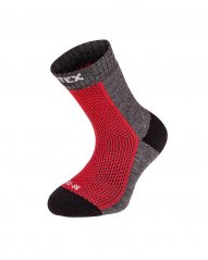 Surtex terry socks 70% merino - red