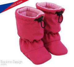 Softshellové botičky ROCKINO růžové