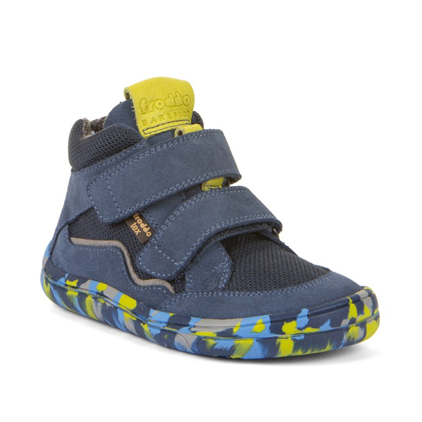 Froddo barefoot kotníkové G3110262 denim s membránou