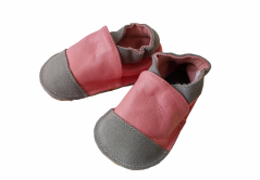 Hopi Go! BAREFOOT leather slippers pink