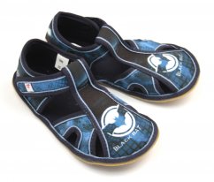 bačkory Ef barefoot 386 Black Bat