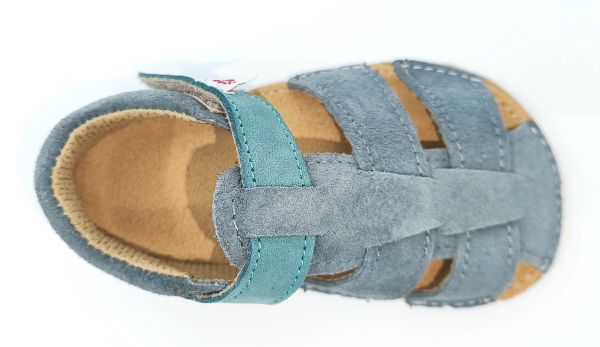 sandály Ef barefoot Grey green