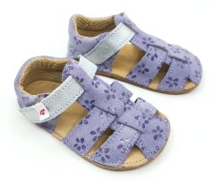 sandale Ef barefoot Fiolet Flowers