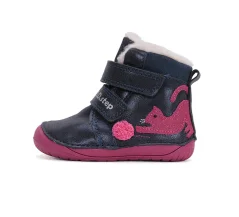 D.D. STEP barefoot zimný W070-42110A royal blue