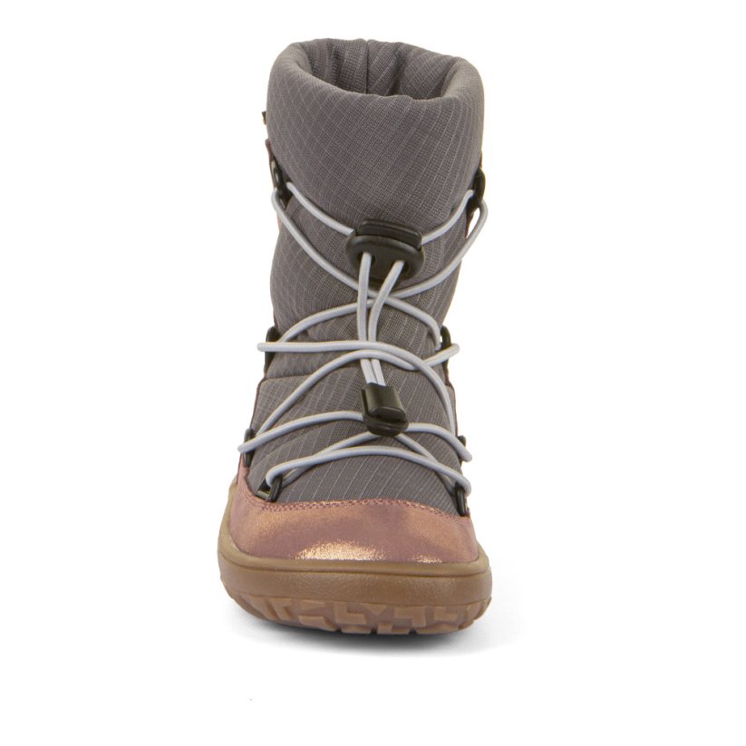 Froddo winter barefoot boots G3160251-11 pink shine with membrane