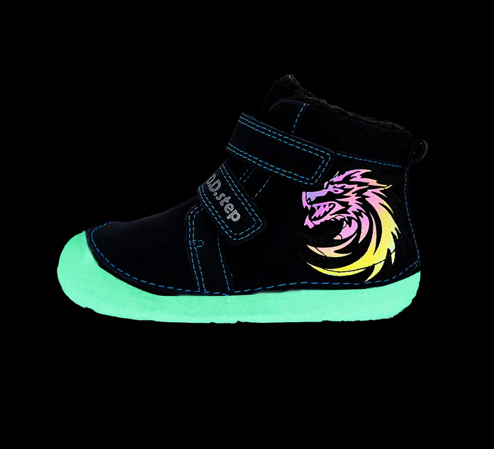 D.D. STEP barefoot zimní W073-42488 royal blue
