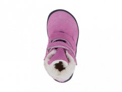 Jonap barefoot B5 s pink WOOL - SLIM