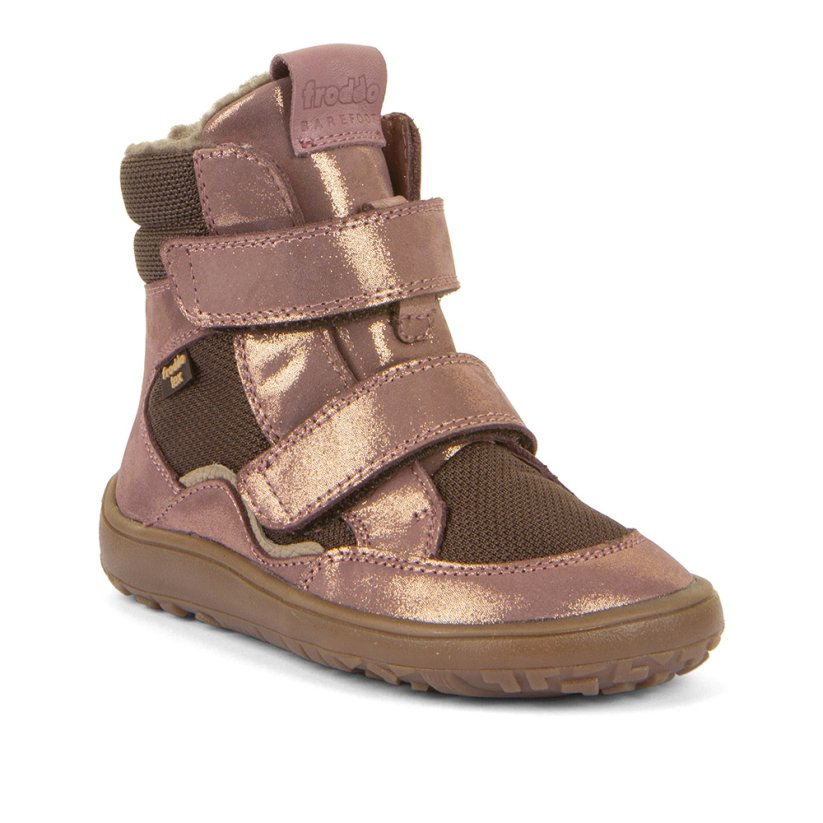 Froddo barefoot G3160247-8 pink/gold tex winter