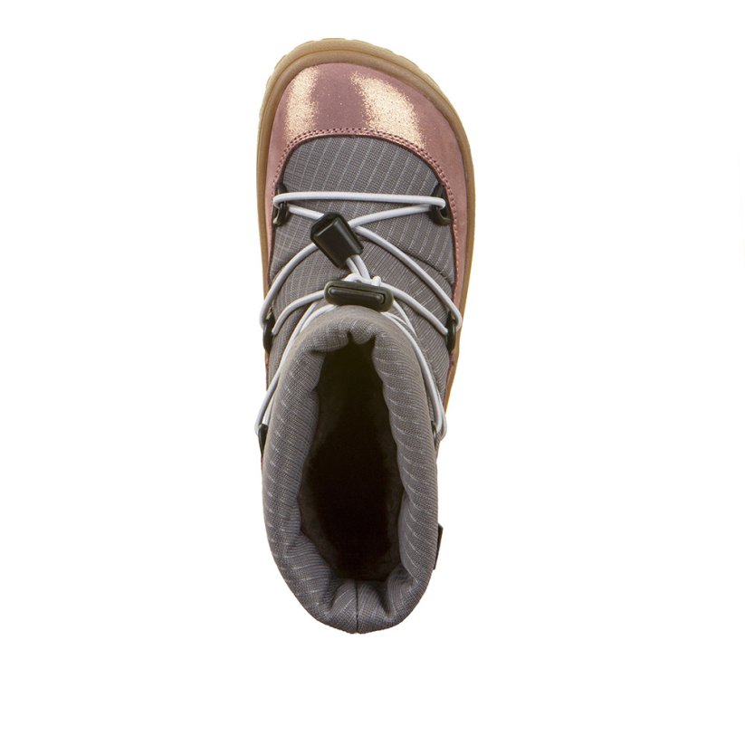 Froddo winter barefoot boots G3160251-11 pink shine with membrane