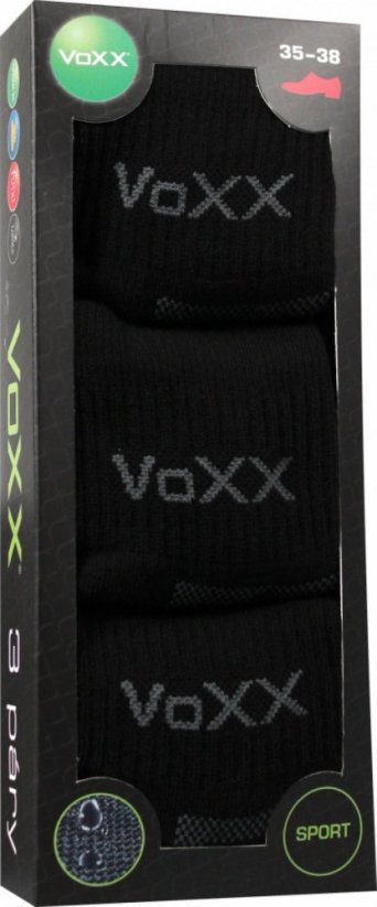 Voxx Caddy 3pack čierne