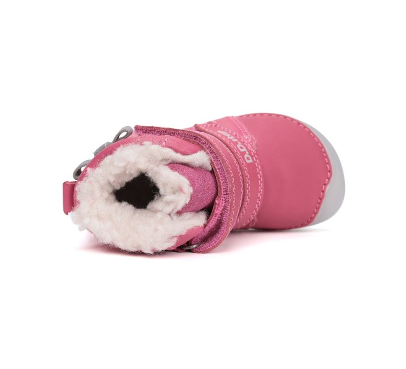 D.D. STEP barefoot zimní W073-52684B dark pink