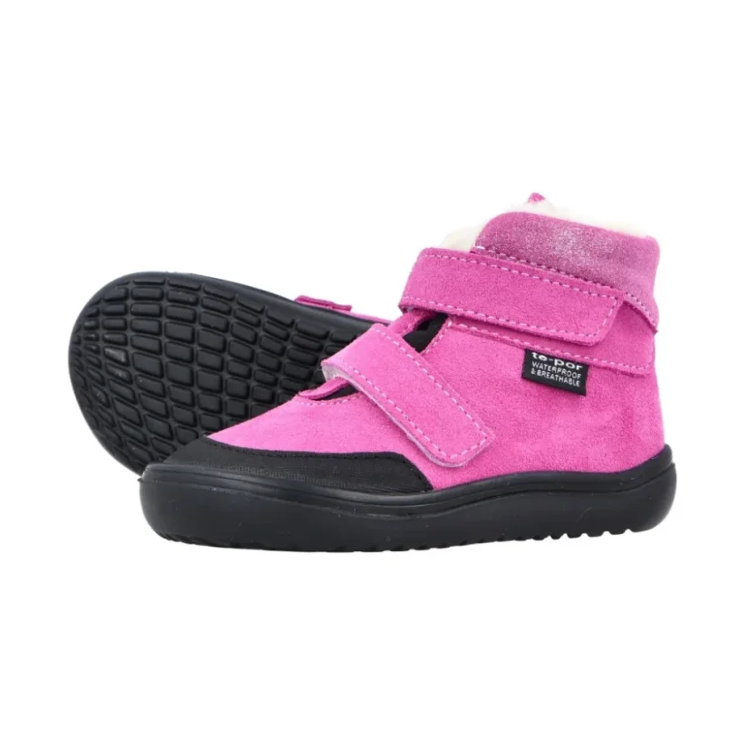 Jonap barefoot Jerry zima růžová SLIM - vlna