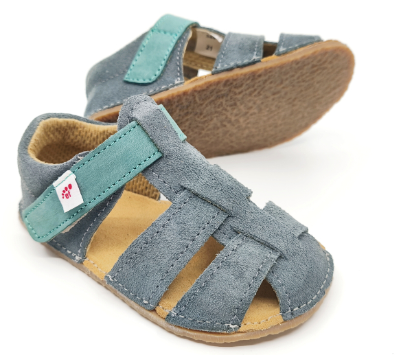 sandály Ef barefoot Grey green