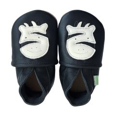 Hopi Hop Barefoot capáčky Zebra černo-bílá