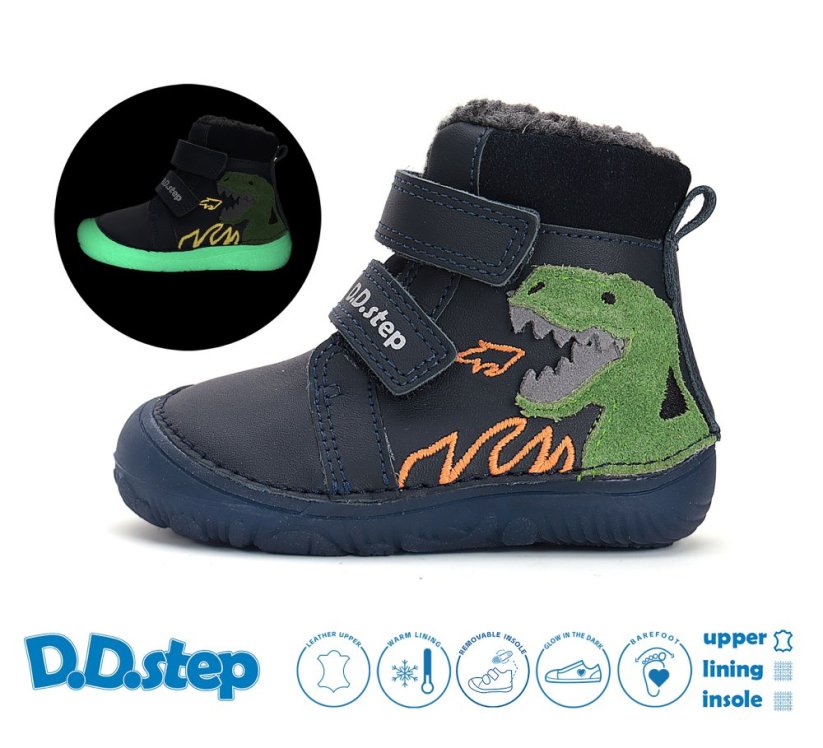 D.D. STEP barefoot winter W073-52943 royal blue