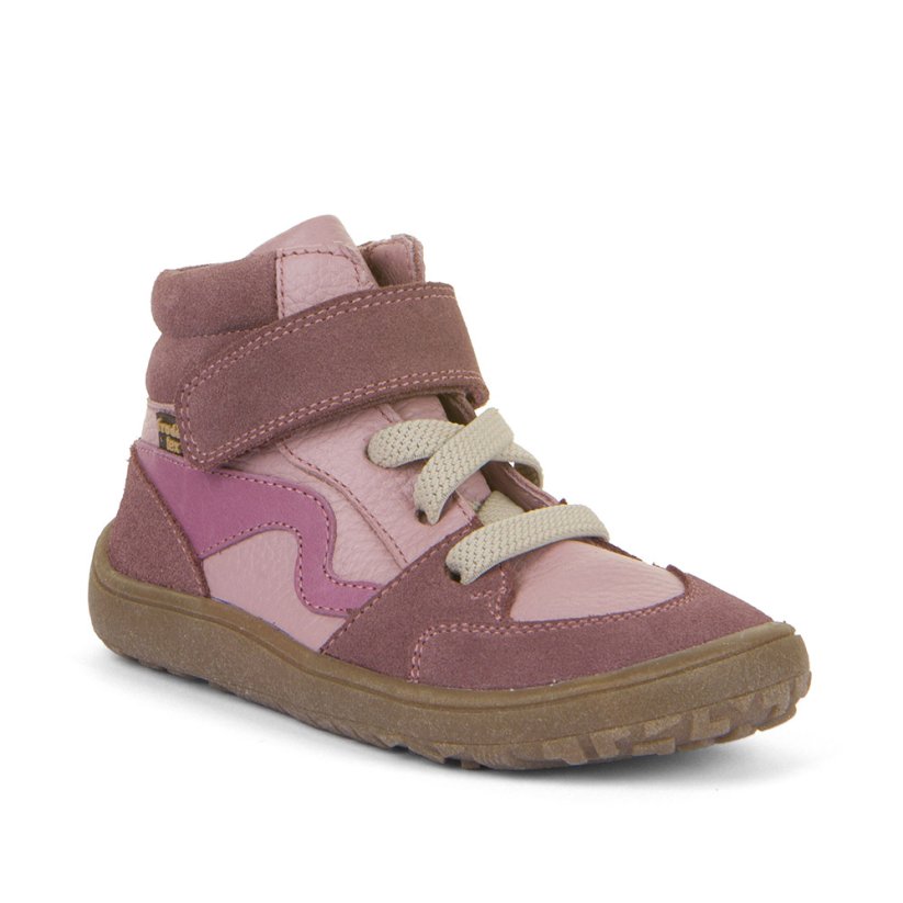 Froddo barefoot kotníkové G3110256-7 dark pink s membránou