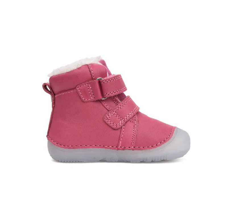D.D. STEP barefoot zimní W073-52684B dark pink