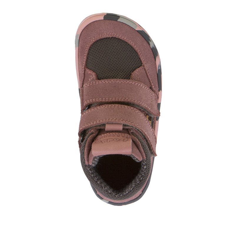 Froddo barefoot kotníkové G3110262-4 grey/pink s membránou