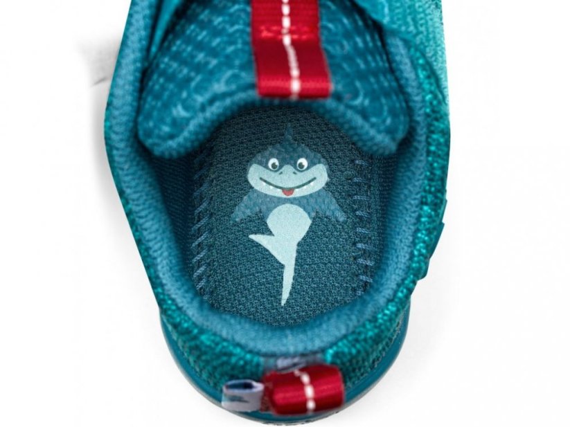 Affenzahn Sneaker Knit Happy Shark blue