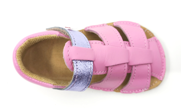 sandály Ef barefoot Pink Fiolet