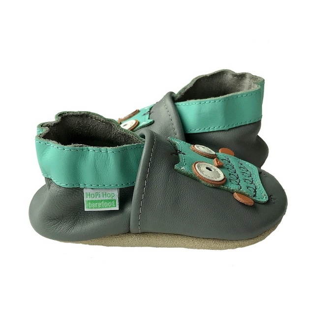 Hopi Hop Barefoot slippers Owl - boy