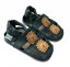 Hopi Hop leather slippers sandals BLUE