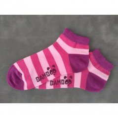 Trepon - KUBÍK ponožky z bambusové viskózy - tmavě růžové