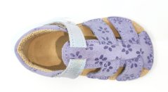 sandale Ef barefoot Fiolet Flowers
