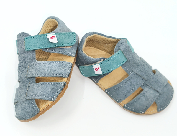 sandály Ef barefoot Grey green