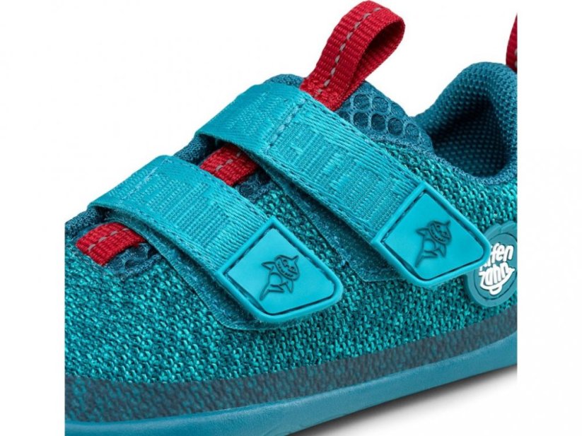 Affenzahn Sneaker Knit Happy Shark blue