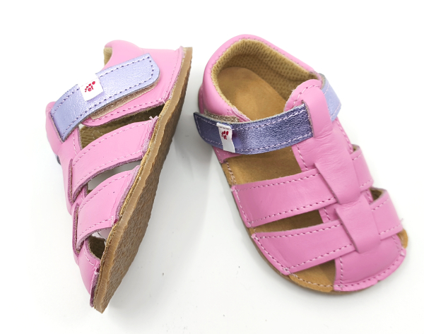 sandály Ef barefoot Pink Fiolet