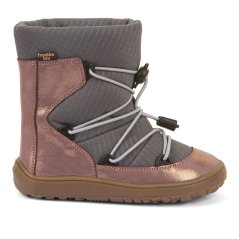 Froddo zimné barefoot G3160251-11 pink shine s membránou