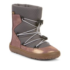 Froddo zimní barefoot G3160251-11 pink shine s membránou