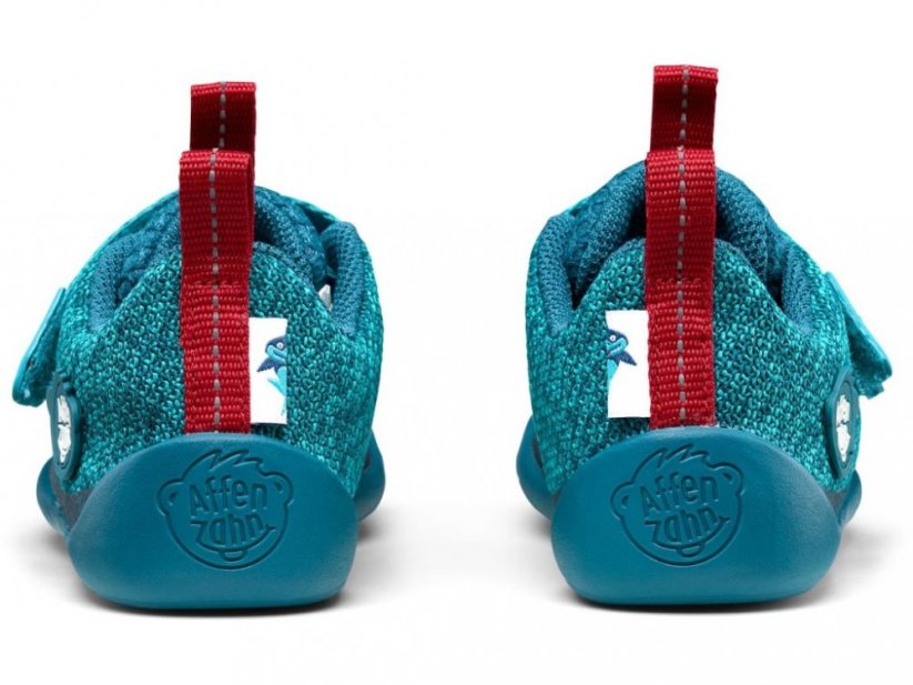 Affenzahn Sneaker Knit Happy Shark blue