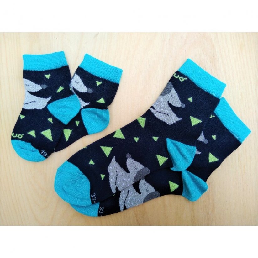 Trepon - children's socks FÍK bamboo - blue