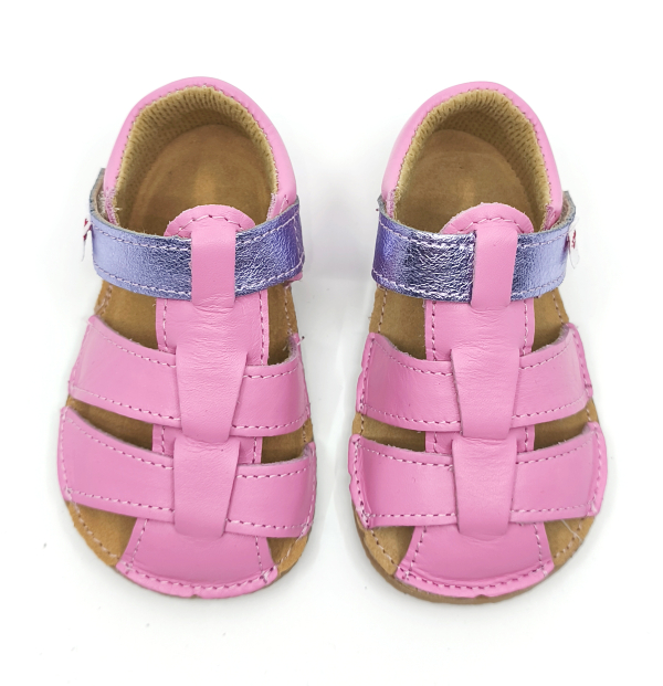 sandály Ef barefoot Pink Fiolet
