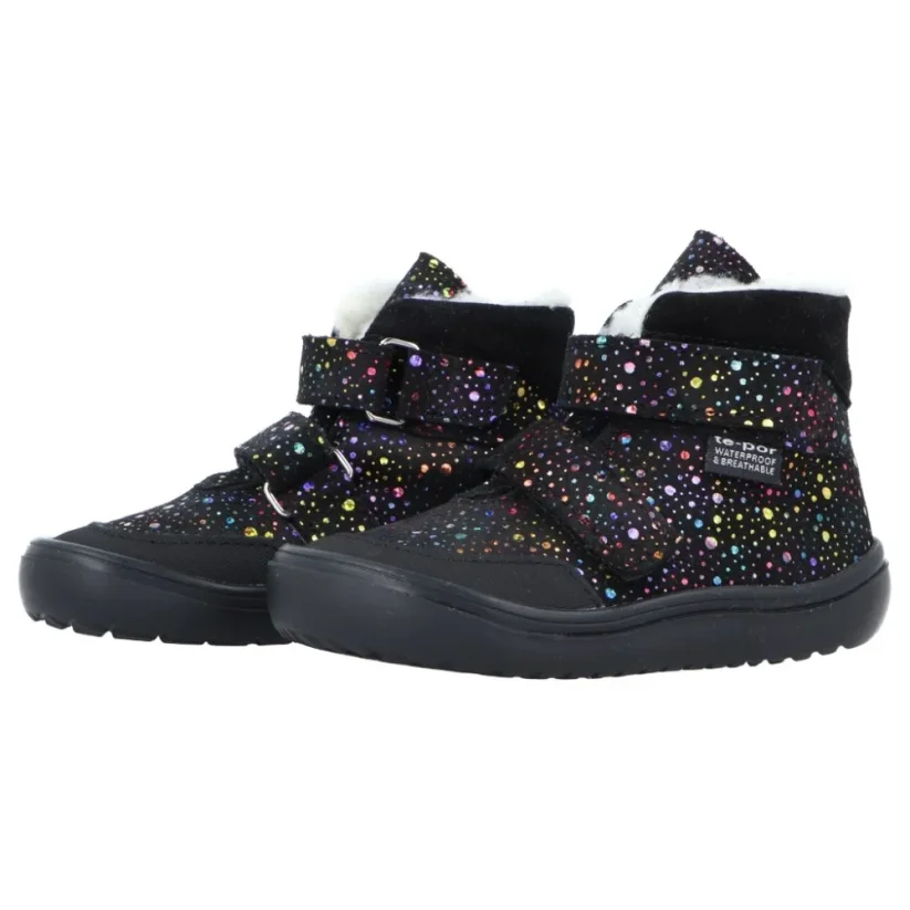 Jonap barefoot Jerry winter black bubble WOOL